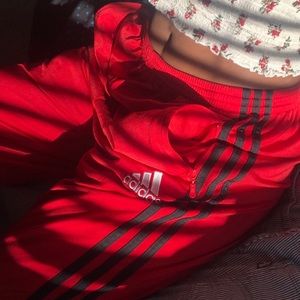 Adidas| Red Joggers